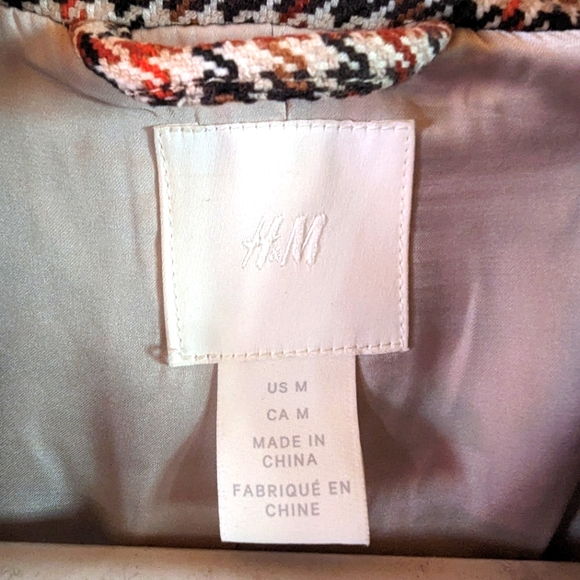 H&M Women Oversized Jacket Size M NWOT - Picture 3 of 6